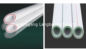 Kebisingan Rendah 20-63mm PPR Pipe Extrusion Line 3 Lapisan PPR Glassfiber Pipe Manufacturing