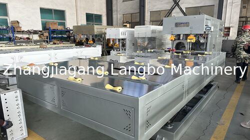 kasus perusahaan terbaru tentang Polandia Pipe Belling Machine dengan Integrated Weighing Project Case