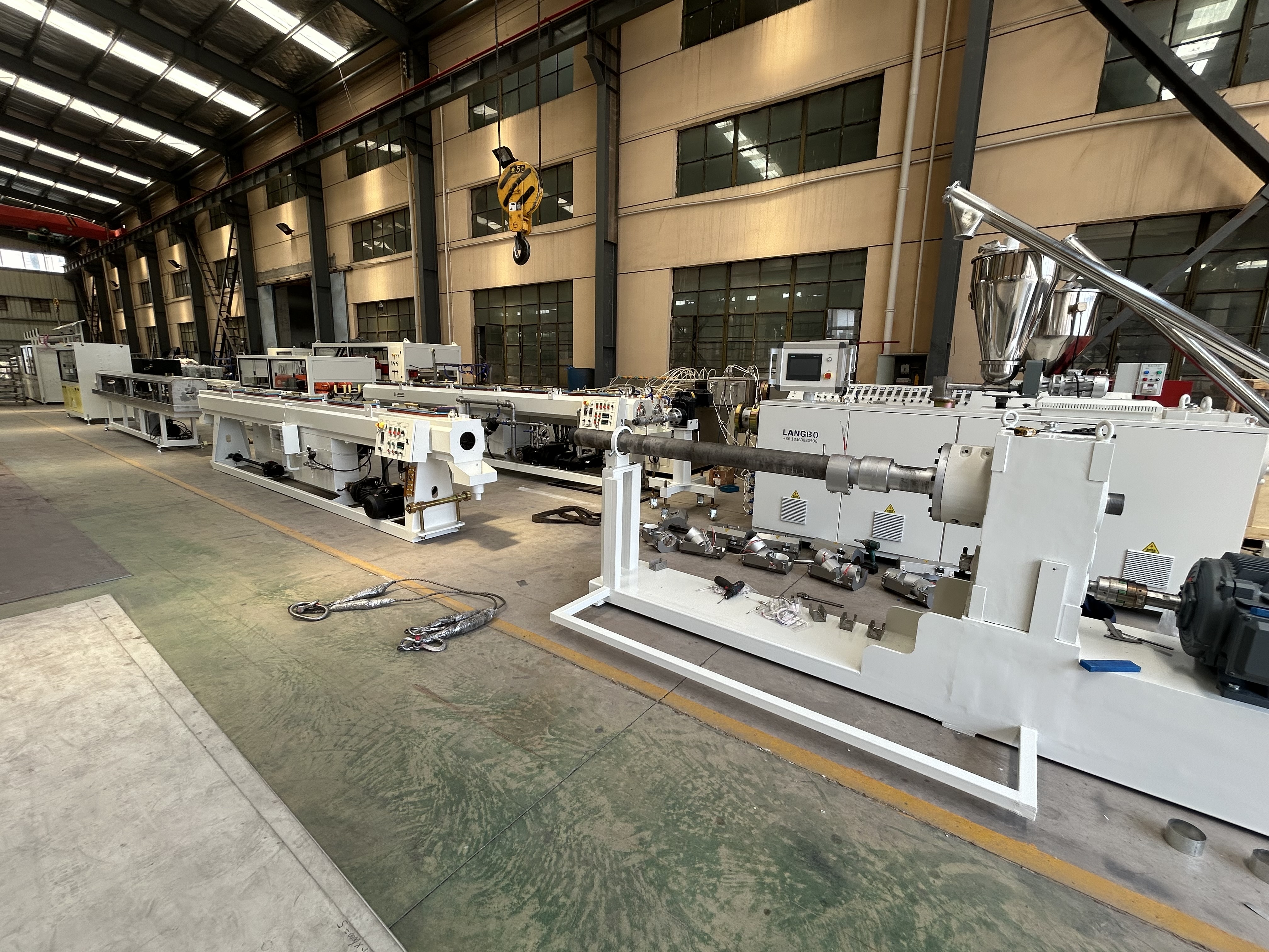kasus perusahaan terbaru tentang 20-63mm PPR Pipe Extrusion Line