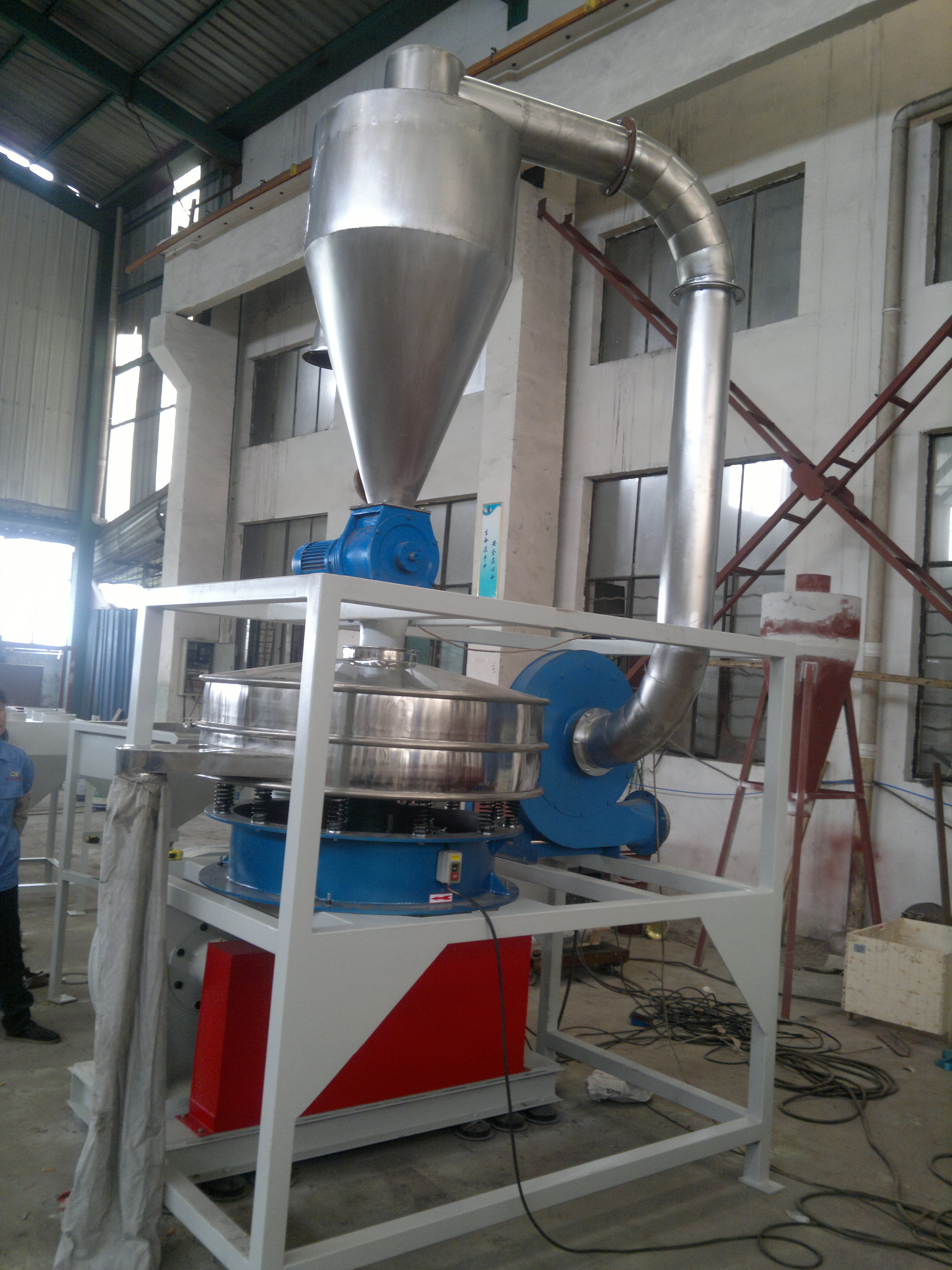 kasus perusahaan terbaru tentang Mesin pulverizer plastik PVC