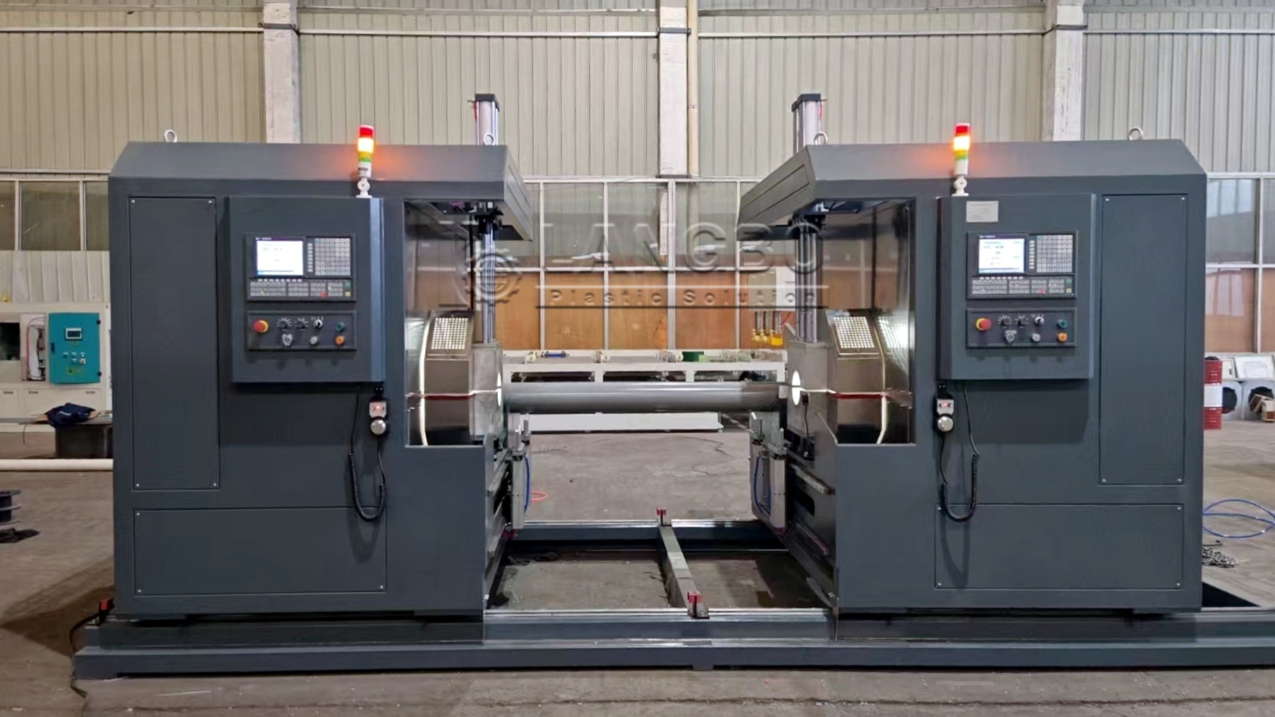 kasus perusahaan terbaru tentang Automatic Threading Machine for Plastic Pipe Processing in Turkey