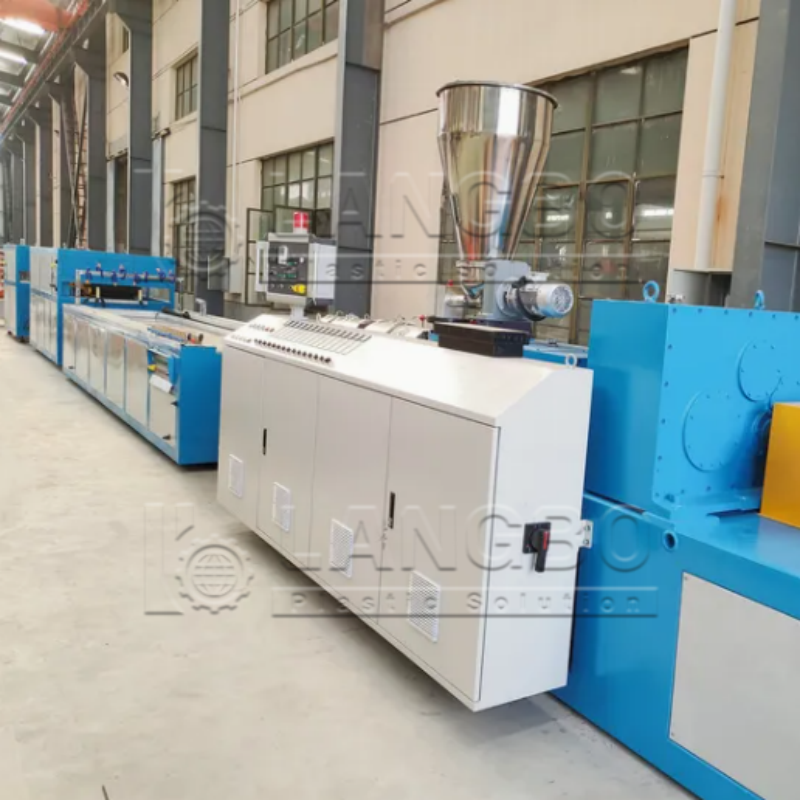 kasus perusahaan terbaru tentang PVC Door Panel Extrusion Line Supports Continuous PVC Panel Production in Egypt