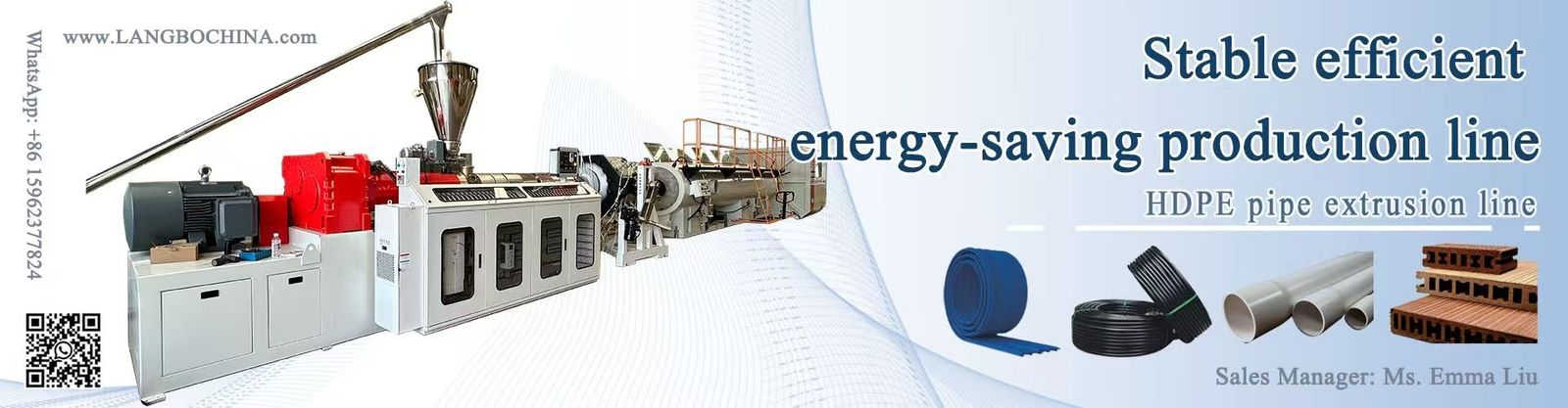 PE pipa ekstrusi baris