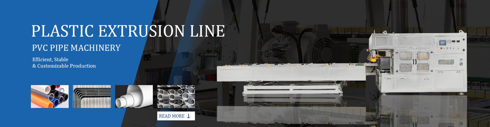 PE pipa ekstrusi baris