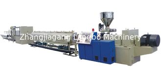 Rendah Noise Single Screw Extruder Equipment PP / PE Single Wall Corrugated Pipe Manufacturing