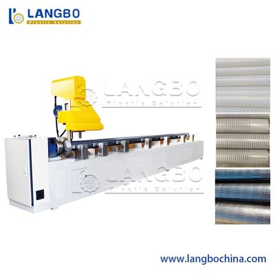 kualitas  PVC Pipe Slotting Machine With High-speed Rotary Structure Reducing Rough Slot Edges pabrik