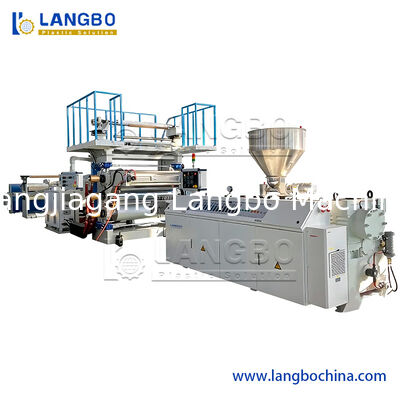 kualitas  Waterproof PVC Marble Sheet Production Line , PVC Plastic Sheet Extrusion Line pabrik