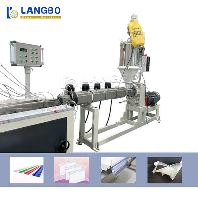 kualitas  PVC Price Tag Holder Extrusion Line | Customizable Sizes High Volume pabrik