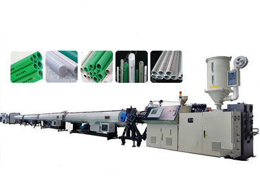 kualitas  High Efficiency PPR Pipe Extrusion Line , Single Screw Plastic Extrusion Machine pabrik