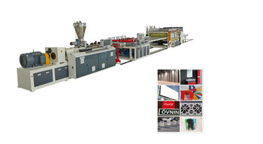 kualitas  Full Automatic WPC Pvc Foam Board Production Line Advertising Board Extrusion pabrik