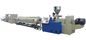 Rendah Noise Single Screw Extruder Equipment PP / PE Single Wall Corrugated Pipe Manufacturing