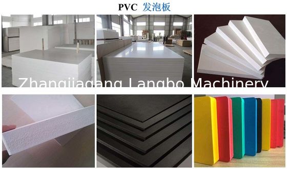 Mesin pembuat papan busa PVC / jalur ekstrusi papan busa WPC / lini produksi
