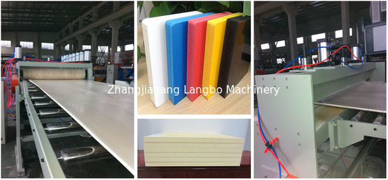 ABB PVC Foam Board Sheet Garis Ekstrusi Flame Retardant