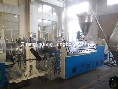 Mesin Pembuat Pipa PVC Sekrup Kerucut Kerucut Dengan Mesin Belling