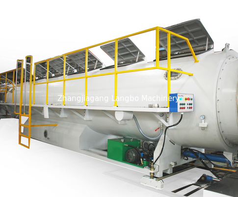 355-800mm Diameter Kapasitas Tinggi HDPE PE Pipe Extrusion Line Dengan Gearbox Terintegrasi