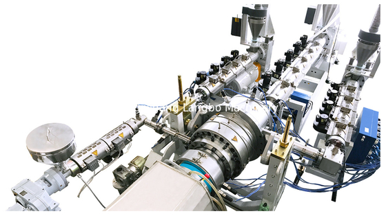 Single Screw Extruder / Extrusion 315mm-450mm PE HDPE Pipe Making Machine