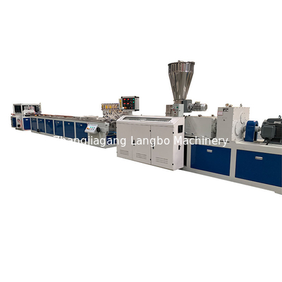 PVC Trunking Profile Extrusion Line Mesin pembuatan kabel PVC Trunking