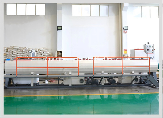 Pipa Diameter 75-250 Plastik PVC/UPVC/CPVC Lini Ekstrusi Tabung Saluran Listrik Dengan Inverter ABB