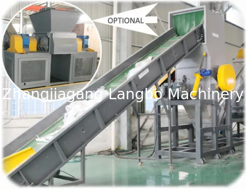 Limbah Plastik PE PP Film / Mesin Daur Ulang Tas 380V 14mm