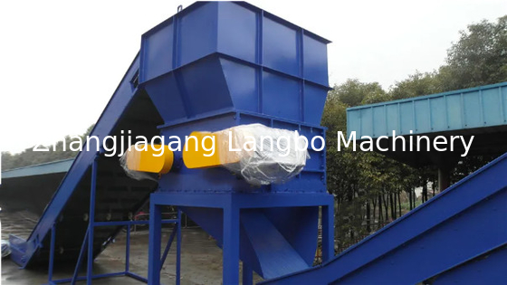 Peralatan mesin cuci plastik botol CE ISO PET dengan output tinggi