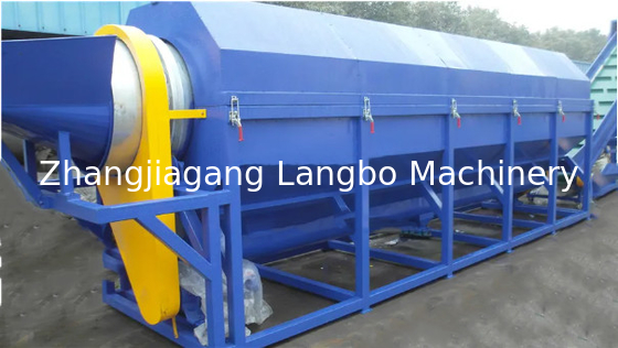 Peralatan mesin cuci plastik botol CE ISO PET dengan output tinggi
