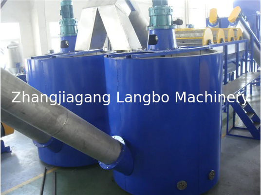 Peralatan mesin cuci plastik botol CE ISO PET dengan output tinggi