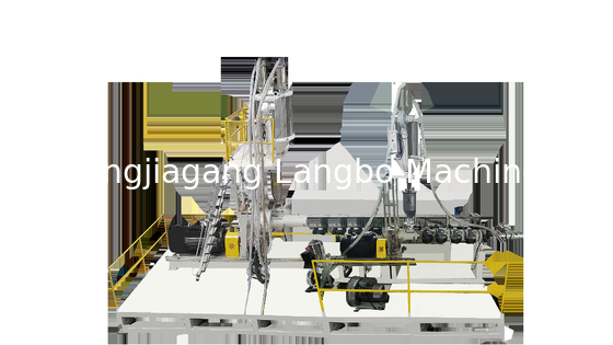 710-1600MM kapasitas tinggi garis ekstrusi pipa HDPE sekrup tunggal