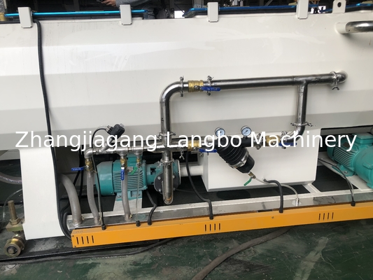 380V 50HZ 3 Phase HDPE Pipe Manufacturing Machine Pipe Extrusion Line Disesuaikan