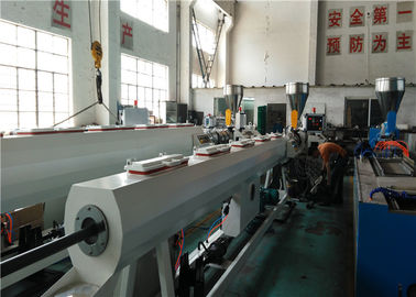 Mesin Ekstrusi Pipa Pvc Conical Twin Screw Extruder Plastik