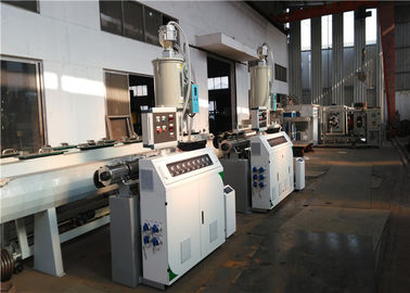 ISO Single Screw PE Pipe Extrusion Line Dengan PLC Kontroler Otomatis