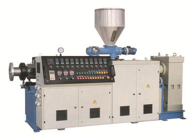 Pipa PVC / Profil Papan Konikal Twin Screw Extruder Bahan Baja Stainess