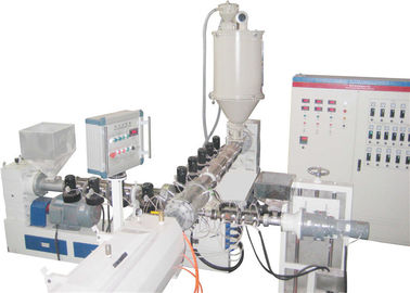 HDPE PP PPR PE Pipe Single Screw Extruder Line Dengan Garansi 1 Tahun, Sepenuhnya Otomatis