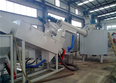 Pp / Pe Plastik Daur Ulang Baris Penuh Otomatis Dioperasikan 55kW Total Power