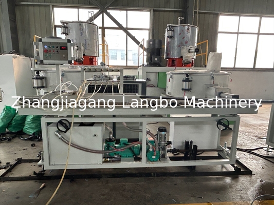 22kw Pvc Baseboard Profile Extrusion Line Twin Screw 8 Meter Panjang