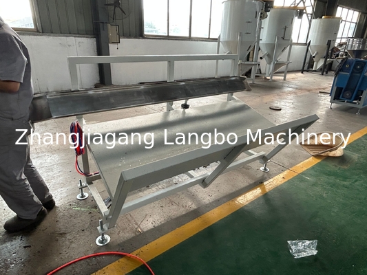 22kw Pvc Baseboard Profile Extrusion Line Twin Screw 8 Meter Panjang