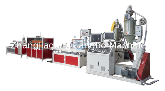 Dua Warna Pc Plastik Pipe Extrusion Line Untuk Led Tube