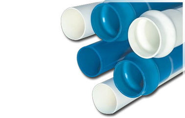 Garis Ekstrusi Pipa PVC Otomatis Kontrol PLC Biaya Perawatan Rendah Sekrup kembar berbentuk kerucut untuk Air Terbuang dan Pipa Limbah