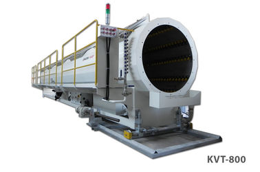Garis Ekstrusi Pipa PVC Otomatis Kontrol PLC Biaya Perawatan Rendah Sekrup kembar berbentuk kerucut untuk Air Terbuang dan Pipa Limbah