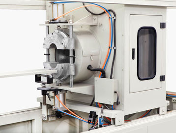 Garis Ekstrusi Pipa PVC Otomatis Kontrol PLC Biaya Perawatan Rendah Sekrup kembar berbentuk kerucut untuk Air Terbuang dan Pipa Limbah