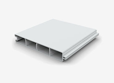 Otomatis Mesin Pembuat Lembaran PVC, 55KW Daya Berongga Panel PVC Line Produksi