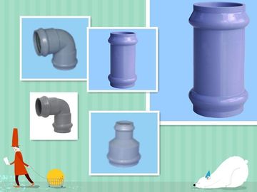 Siemens Motor Pvc Extruder Machine, Twin Pipe Pvc Pipe Manufacturing Machine