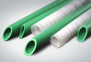 Plastik PPR Pipa Ekstrusi Line ABB Inverter Double Screw Berbagai Diameter