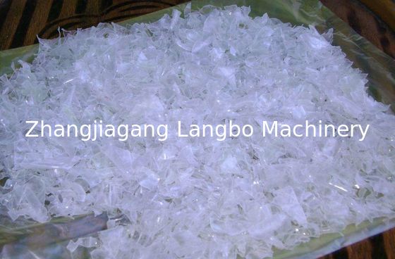 300-5000kg/H Kapasitas PET Daur Ulang Line dengan 14mm Ukuran Flake dan 380V Tegangan untuk PET Botol Daur Ulang