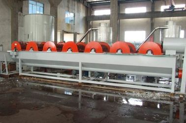 Crushing Waste PET Recycling Line Dengan Hot Water Tank Kondisi Baru