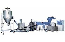 Mesin Pelletizing Plastik Kapasitas Tinggi Desain Sekrup Ganda ABB Transducer