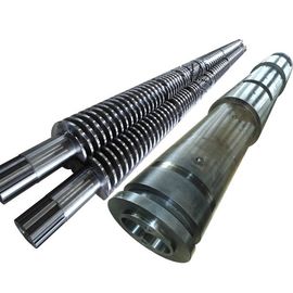 Mesin Ekstrusi Pipa Pvc Conical Twin Screw Extruder Plastik