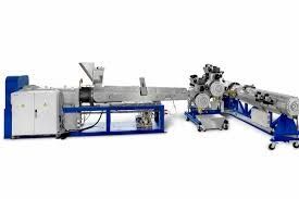 Conical Double Screw Extruder Machine Kekuatan Tinggi Material Long Life Span
