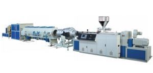 Garis ekstrusi pipa plastik hemat energi, kondisi baru Twin sekrup Extruders