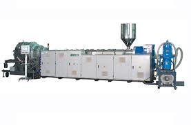 Daur ulang Single Screw Pelletizing Extruder, PE Film Extruder Plastic Machine