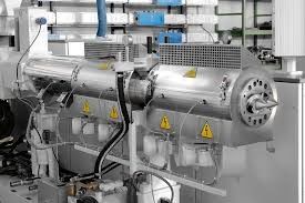 Mesin Ekstruder Screw Kecepatan Tinggi, Mesin Plastik Extruder Otomatis